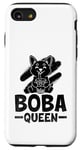 Coque pour iPhone SE (2020) / 7 / 8 Boba Queen - Thé au lait pour chien - Pour amoureux des perles