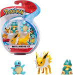 Pokemon Battle Figure 3 Pack - Jolteon, Squirtle  Munchlax, PKW0047