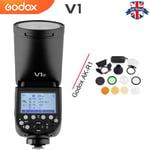 Godox V1O TTL 1/8000s HSS Flash HSS 2600mAh Round For Olympus+AK-R1 Accessories