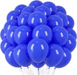 Redmarket 50 Ballons Bleus en Latex Naturel Biodégradable, Fabriqués dans l'UE, 12" (31cm), Optimaux pour Hélium et Air, Idéaux pour Anniversaires