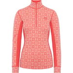 Kari Traa Rose Merinould Half Zip Skiundertrøje Dame - Rosa - str. M