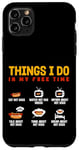 Coque pour iPhone 11 Pro Max Ce que je fais : les hot-dogs mangent Watch Inform Talk