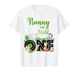 Nanny of The Wild One | Zoo's Happy Birthday Jungle Animal T-Shirt