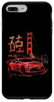 Coque pour iPhone 7 Plus/8 Plus JDM Tokyo Japan Golden Gate Bridge 86 Voiture japonaise de drift