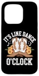 Coque pour iPhone 15 Pro It's Line Dance O'Clock Country Music Dance Western