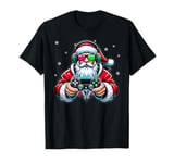 Cool Santa Gamer Controller Gaming Video Game Christmas T-Shirt