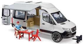 BRUDER, MERCEDES Sprinter camping-car avec personnage et accessoires, échelle...