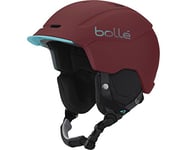 bollé - INSTINCT Soft Bordeaux & Mint 51-54 cm, Ski Helmet, Medium, Unisex Adult