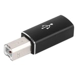 Convertisseur USB C femelle vers MIDI, adaptateur USB C vers USB B compatible avec imprimantes, scanners, pianos, synthétiseurs, microphones USB.[G1722]