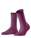 FALKE Women's Bold Dot W SO Cotton Plain 1 Pair Socks, Purple (Hibiscus 8807), 2.5-5