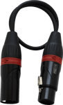 Pulse Mikrofonkabel 38cm XLR/XLR