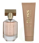 Hugo Boss The Scent Giftset 125 ml Edp Spray 50ml/Body Lotion 75ml