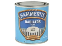 Hammerite Radiator Paint Satin White 500Ml HMMRES500