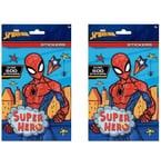 2X Spiderman 500 Stickers - Childrens Art Crafts Marvel Laptop School