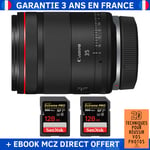 Canon RF 35mm f/1.4 L VCM + 2 SanDisk 128GB Extreme PRO UHS-II SDXC 300 MB/s + Ebook '20 Techniques pour Réussir vos Photos' - Objectif Canon RF