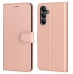 Tenphone pour Coque Samsung Galaxy A16 4G, Coque Samsung A16 5G,Etui Protection Housse Premium en Cuir PU, [Emplacements Cartes], Pochette Flip Case Compatible avec Book (Rose, Samsung A16)