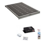 Pack ANTARION Panneau solaire 160W camping car + Kit de pose solaire avec régulateur de charge MPPT