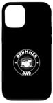 Coque pour iPhone 12/12 Pro Batteur Papa Batterie Famille Batteur Instrument Cool Drummer Dad