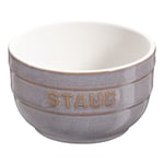 Staub Ceramique 9 cm / 2-pcs round Ceramic Ramekin set ancient-grey