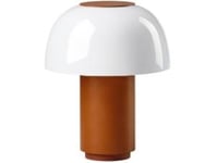 Lampe Led Zone Harvest Moon Ø18xh22cm Terracotta/Hvid,1 Stk