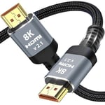 HDMI-HDMI-kaapeli 2m Izoxis HDMI 2.1 8K 60hz 4K 120Hz 4K 120Hz