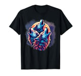 3 Wolf Howling At The Moon Wolves Howling Moon Wildlife T-Shirt