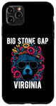 Coque pour iPhone 11 Pro Max Big Stone Gap Virginia USA Ours avec fleurs