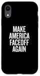 iPhone XR Make America Faceoff Again Case