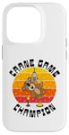 Coque pour iPhone 14 Pro Champion du jeu de grue drôle