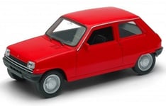 RENAULT R5 - VOITURE MINIATURE - ROUGE - WELLY NEX MODELS - 100% NEUF