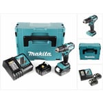 Ddf 483 rfj 18 v Perceuse visseuse sans fil avec boîtier Makpac + 2x Batteries bl 1830 3,0 Ah + Chargeur DC18RC - Makita