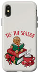 iPhone X/XS Cute Gingerbread Man Reading Book Nerd Christmas Bookish Case