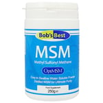 MSM Powder - 250g OptiMSM by Bob's Best - Pure Sulphur Mineral Supplement