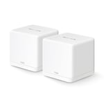 Mercusys Halo H60x Dobbelbånd (2.4 Ghz / 5 Ghz) Wi-fi 6 (802.11ax) Hvit 2 Innvendig Lys 2-pakning