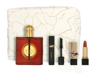 Yves Saint Laurent YSL Opium Pour Femme Giftset 53.3 ml, Edp Spray 50ml/Lipstick 1,3gr/Mascara 2ml/Pouch