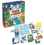 Janod - Chasse au Trésor Autour du Monde - Jeu de Société Enfant - Jeu Collaboratif - Jeu pour la Famille - Dès 6 ans, J02448