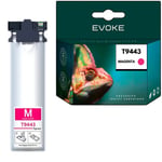 Epson T9443 magenta tulostin värikasetti , 40 ml , 3000 sivua , C13T944340 , yhteensopiva WF-C5210DW WF-C5290DW WF-C5710DWF WF-C5790DWF WF-C5790DWF kanssa.