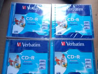 Verbatim CD-R 52x 700MB Printable  x 4 - New And Sealed 