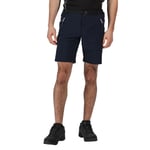 Regatta Mens Xert Stretch III Polyamide Walking Shorts - Navy - Size 44 (Waist)