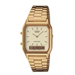 Unisex kello Casio AQ-230GA-9BMQ Vintage Maxi, kultainen