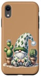 Coque pour iPhone XR Grumpy Cactus Dad Gnome With Succulent Pots For Cactus Lover