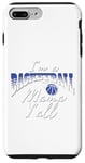 Coque pour iPhone 7 Plus/8 Plus Southern Moms Cadeau de basket-ball fantaisie pour femme Bleu et blanc