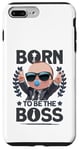 Coque pour iPhone 7 Plus/8 Plus Baby Boss « Born To Be The Boss » Like A Boss Kids