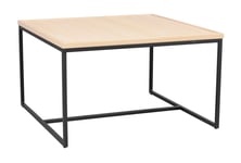 Rowico Home - Deerfield Soffbord Vitpigmenterad 80cm - Spånskiva, Massiv ek, Metall