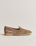 Baudoin & Lange Stride Loafers Taupe Suede