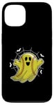 Coque pour iPhone 13 Pichet attrape-balle molle fantôme d'Halloween