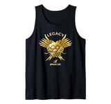 Bruce Lee Gold Dragon Face Legacy Tank Top