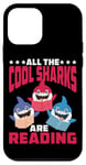 iPhone 12 mini All The Cool Sharks Are Reading Kindergarten - Case