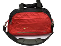 New Vintage NIKE FLEX Small Sports Gym HOLDALL DUFFEL Bag BA2450 Red Black