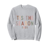 Tis The Season Boho Christmas Matching Family Sweatshirt